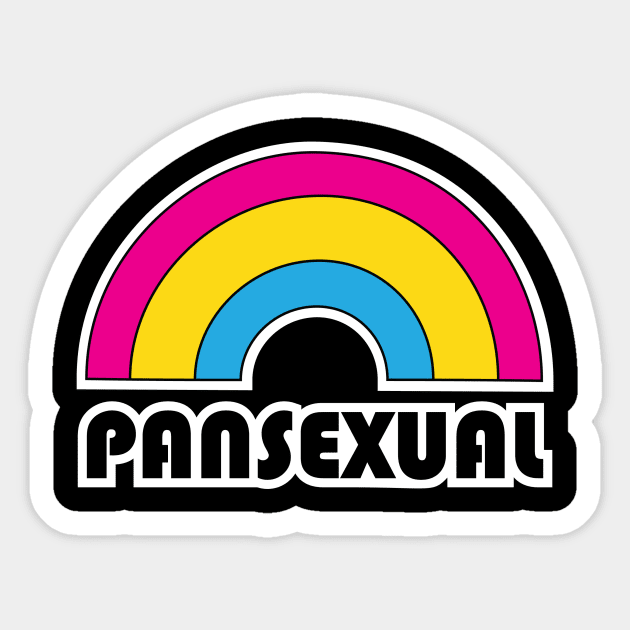 Pansexual Pride Rainbow Sticker by ProudToBeHomo